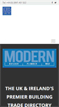 Mobile Screenshot of modernbuilder.co.uk